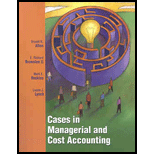 Cases in Managerial and Cost Accounting