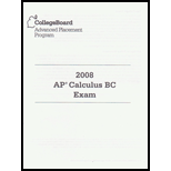 AP Calculus BC Examination (2008) (1 Copy)