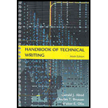 Handbook of Tech. Writing