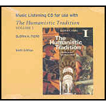 Humanistic Tradition, Volume I-CD Only (Software)