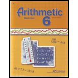 Arithmetic 6 - Worktext