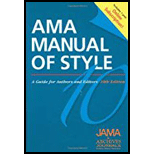 AMA Manual of Style - With Access
