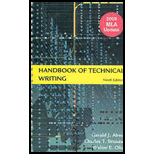 Handbook of Tech. Writing, 09 MLA Update