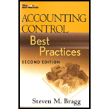 Accounting Control Best Practices (Custom Package)