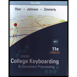Gregg College Keyboard and Document Processing - Empty Box Only