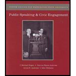 Public Speaking and Civic Engagement (Custom)