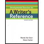 Developmental Exercises for a Writer's Reference