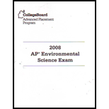AP Environmental Science Examination (1 Copy)