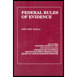 Federal Rules of Evidence, 11-12-Text Only