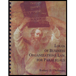 Logia of Business Organizations Law for Paralegals