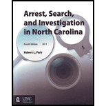 Arrest, Search, and Investigation in North Carolina