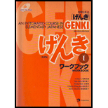 Genki I: An Integrated Course in Elementary Japanese - Workbook Text Only