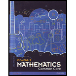 Mathematics: Course 1 - Common Core