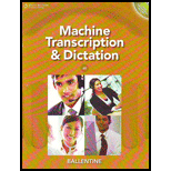Machine Transcription and Dictation - Text Only