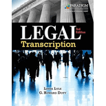 Legal Transcription - With CD