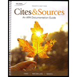Cites and Sources An APA Documentation (Canadian)