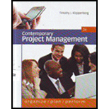 Contemporary Project Management-Text