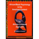 African/Black Psychology in the American Context: An African-Centered Approach