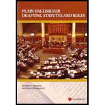 Plain English for Drafting Statutes and Rules 2013