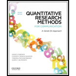 Quantitative Research Methods for Comm. - Text Only