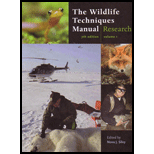 Wildlife Tech. Manual: Research-Volume 1