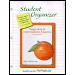 Beginning and Intermediate Algebra-Student Organizer (Looseleaf)