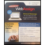 Precalculus and College Algebra - WebAssign Access