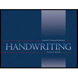 Handwriting: Teacher Training Workbook