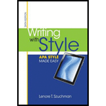 Writing with Style: APA Style Made Easy