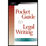 POCKET GUIDE TO LEGAL WRITING