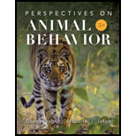 Perspectives on Animal Behavior
