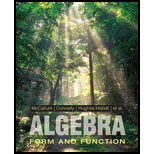 Algebra: Form and Function