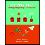 Entrepreneurship: Starting and Operating.......