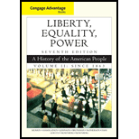 Liberty, Equality, Power : Cengage Advanced Volume 2