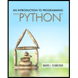 Introduction to Programming Using Python