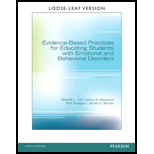 Evidence Based-Practice for Educating Students with Emotional and Behavioral Disorders