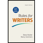 Rules for Writers, 2016 MLA Updated