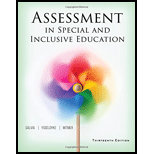 Assessment in Special and Inclusive Education