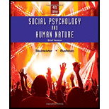 Social Psychology and Human Nature, Brief