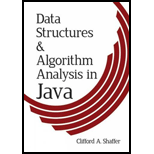 DATA STRUCTURES AND ALGORITHM ANALYSIS IN JAVA, THIRD EDITION