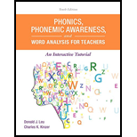 Phonics, Phonemic Awareness, and Word Analysis for Teachers: An Interactive Tutorial