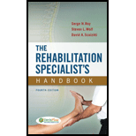 REHABILITATION SPECIALIST'S HANDBOOK; 4TH EDITION