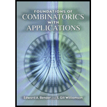 Foundations of Combinatorics with Applications