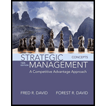 Strategic Management: A Competitive Advantage Approach, Concepts and Cases