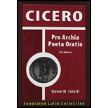 Cicero Pro Archia 3rd Edition