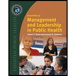 Essentials of Management and Leadership in Public Health XML VitalBook