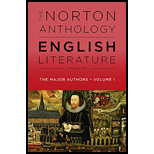 Norton Anthology English Literature: Major Authors Volume 1
