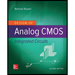Design of Analog CMOS Integrated Circuits