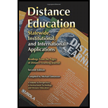 Distance Education: Statewide, Institutional, and International Applications of Distance Education, 2nd Edition