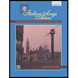 26 Italian Songs and Arias: Medium Low Voice